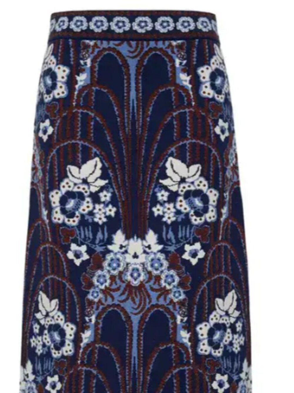 NWT cara cara clara jacquard midi skirt sz medium